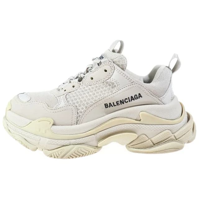 Balenciaga Triple S Low-Top Sneakers Ivory in White from The Reluxe, photo 1 of 1