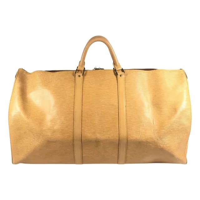 Louis Vuitton Boston Bag Keepall 60 Epi Leather Winnipegbeige Beige in Beige Leather from The Reluxe, photo 1 of 1