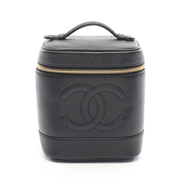Chanel Handbag CC Logo Black Caviar Leather in Black Caviar leather from The Reluxe, photo 1 of 1