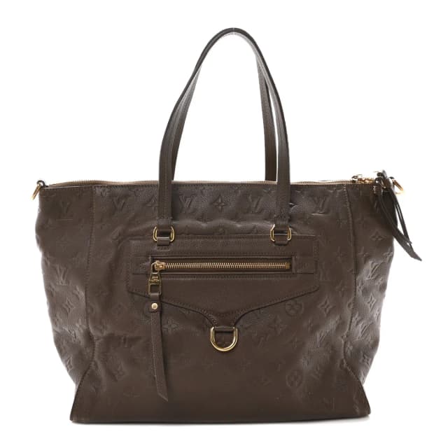 Louis Vuitton Lumineuse PM Monogram Empreinte Leather Bag - Brown in Brown Leather from H&T, photo 1 of 1