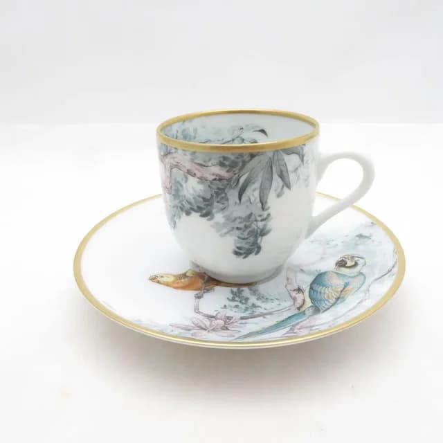 Hermès Equateur Sketch Coffee Cup & Saucer from The Reluxe, photo 1 of 1