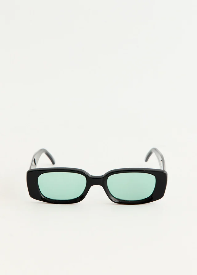 Our Legacy Samhain Sunglasses in Infinite Black, image 1 of 1 from Incu