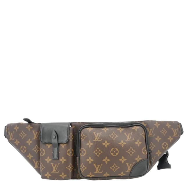 Louis Vuitton Christopher Monogram Macassar Bumbag Brown in Brown Coated canvas from Dallas Designer Handbags, photo 1 of 1