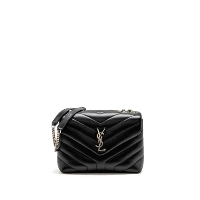 Saint Laurent Small LouLou Bag Calfskin Black SHW in Black Calfskin from EMIER, photo 1 of 1