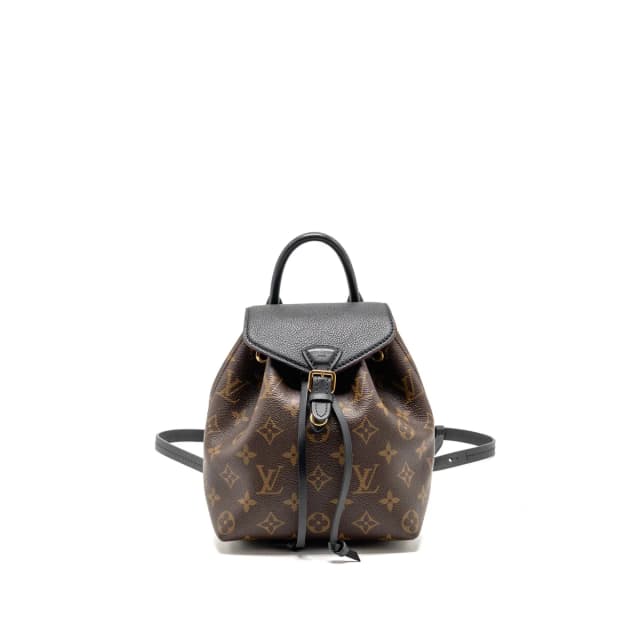 Louis Vuitton Montsouris BB Backpack Monogram Canvas BLACK GHW in Black Coated canvas from EMIER, photo 1 of 1