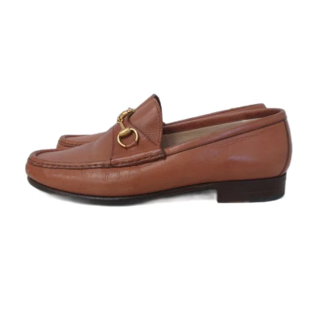 Gucci Horsebit Loafers Leather Shoes Heels Brown in Brown Leather from The Reluxe, photo 1 of 1