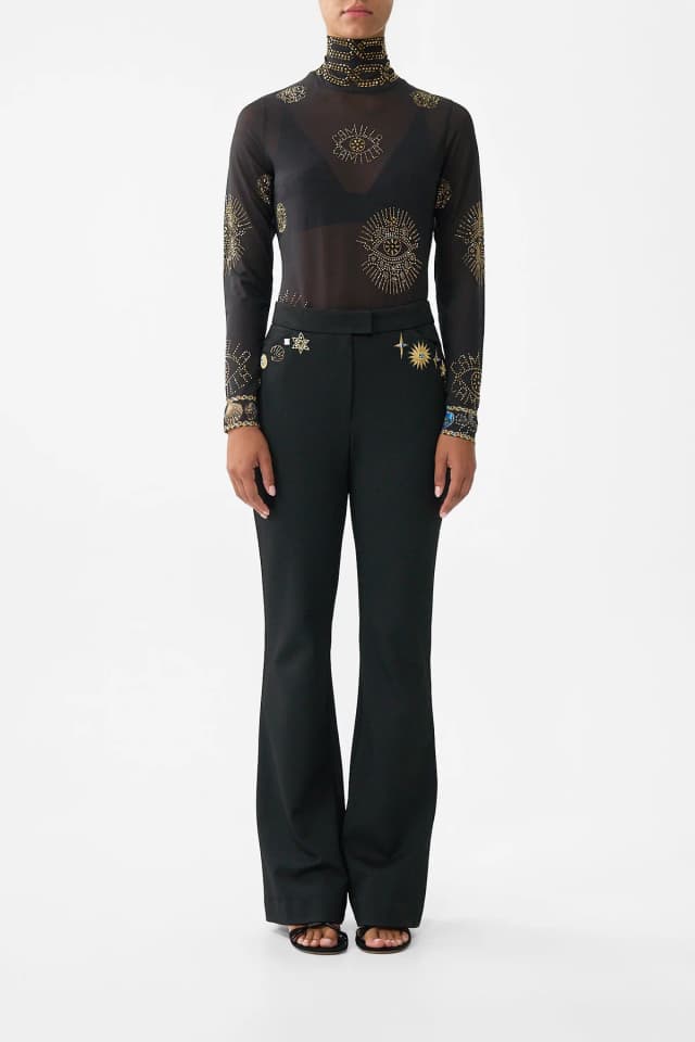 Camilla eBoutique MESH TURTLE NECK AMULETS AND ALCHEMY, image 1 of 1 from CAMILLA