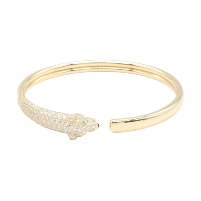 Cartier Bracelet Panthelle Emerald Diamond Onyx Bangle 14.5 18K in Green from The Reluxe, photo 1 of 1