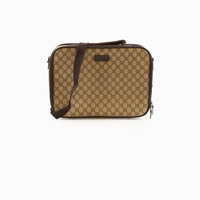 Gucci GG Surpreme Canvas Laptop Case Brown in Brown Canvas from The Purse Affair, photo 1 of 1