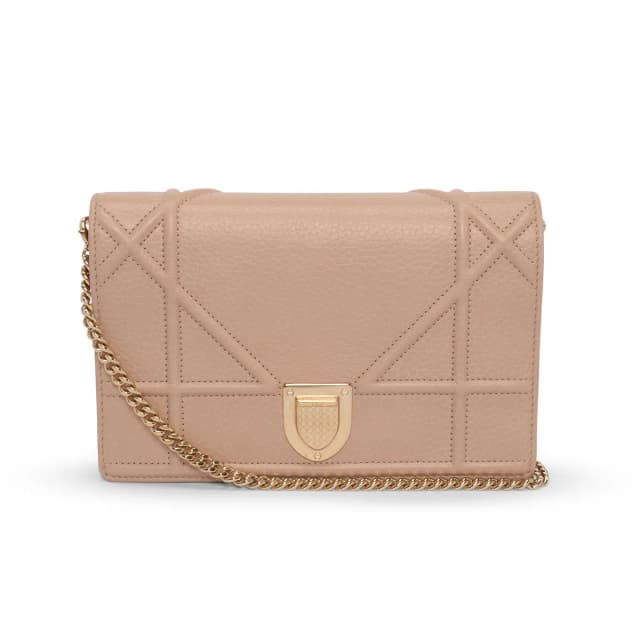 Dior Diorama Wallet On Chain in Nude Calfskin from Blue Spinach, photo 1 of 1