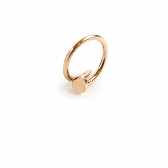 Cartier Juste Un Clou Classic Pink Gold Ring Size 60 in Pink from The Purse Affair, photo 1 of 1