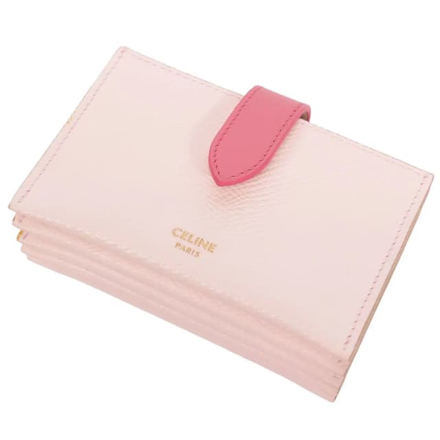 Celine Accordion Card Case Pink Leather in Pink Leather from The Reluxe, photo 1 of 1