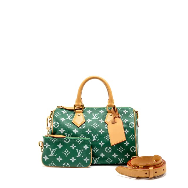 Louis Vuitton Speedy P9 Bandouliere 25 Soft Calfskin Green GHW in Green Calfskin from EMIER, photo 1 of 1