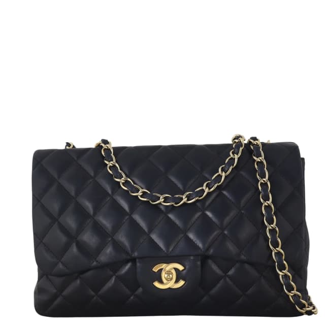 Chanel Classic Single Flap Jumbo Lambskin in Lambskin from Luxe.It.Fwd, photo 1 of 1