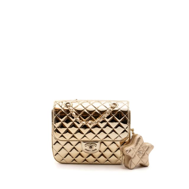 Chanel 24c Backpack With Star Patent Gold LGHW (microchip) in Gold Patent leather from EMIER, photo 1 of 1
