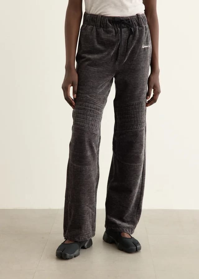 Andersson Bell Biker Track Pants in CHARCOAL, image 1 of 1 from Incu
