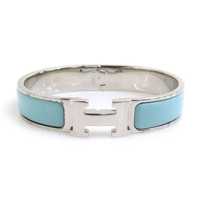 Hermès Bracelet Clic H Silver in Silver from The Reluxe, photo 1 of 1