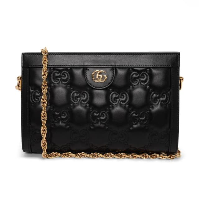 Gucci GG Matelasse Small Shoulder Bag in Black from Blue Spinach, photo 1 of 1