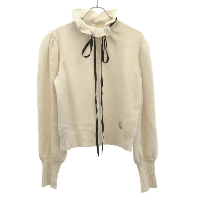 Gucci Woolkastains Top Ivory in White Nylon from The Reluxe, photo 1 of 1