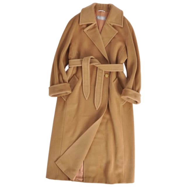 Max Mara Coat with Belt Longcoat Double in Wool from The Reluxe, photo 1 of 1