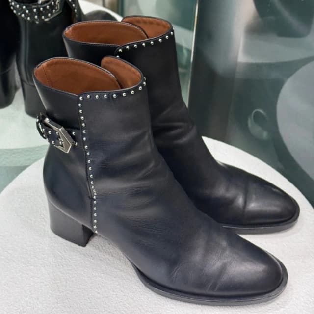 Givenchy Studded Boots Sz 40 in Black Leather from Revivre Luxury Consignment, photo 1 of 1