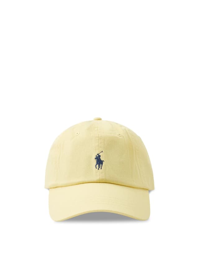 Polo Ralph Lauren The Iconic Cotton Chino Ball Cap Yellow in Wicket Yellow, image 1 of 1 from Fenwick