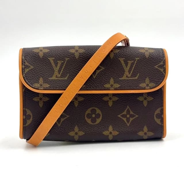 Louis Vuitton Pochette Twin PM XS Leather Brown Light Shoulder Bag Gold in Brown Leather from The Reluxe, photo 1 of 1