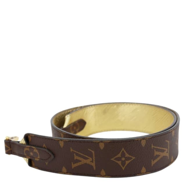 Louis Vuitton Monogram Canvas Shoulder Strap Brown in Brown Coated canvas from Dallas Designer Handbags, photo 1 of 1