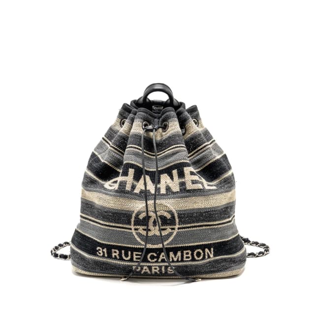 Chanel 31 Rue Cambon Bucket Backpack Fabric Multicolour SHW in Leather from EMIER, photo 1 of 1