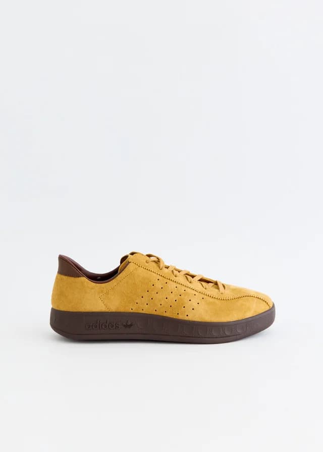 Adidas Mallorca 'Mesa Dark Brown' Sneakers in MESA/DBROWN/NONE, image 1 of 1 from Incu
