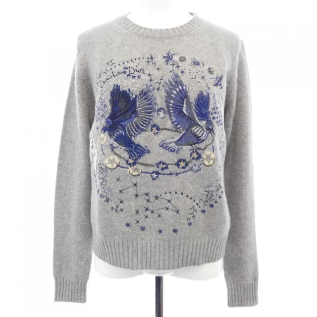 Dior Knit Sweater Gray in Grey Cashmere from The Reluxe, photo 1 of 1