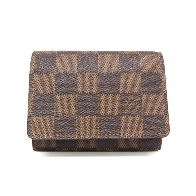 Louis Vuitton Damier Envelope Business Card Holder N62920 Damier Canvas Business Card Case Brown in Brown Damier Canvas from Elady, photo 1 of 1
