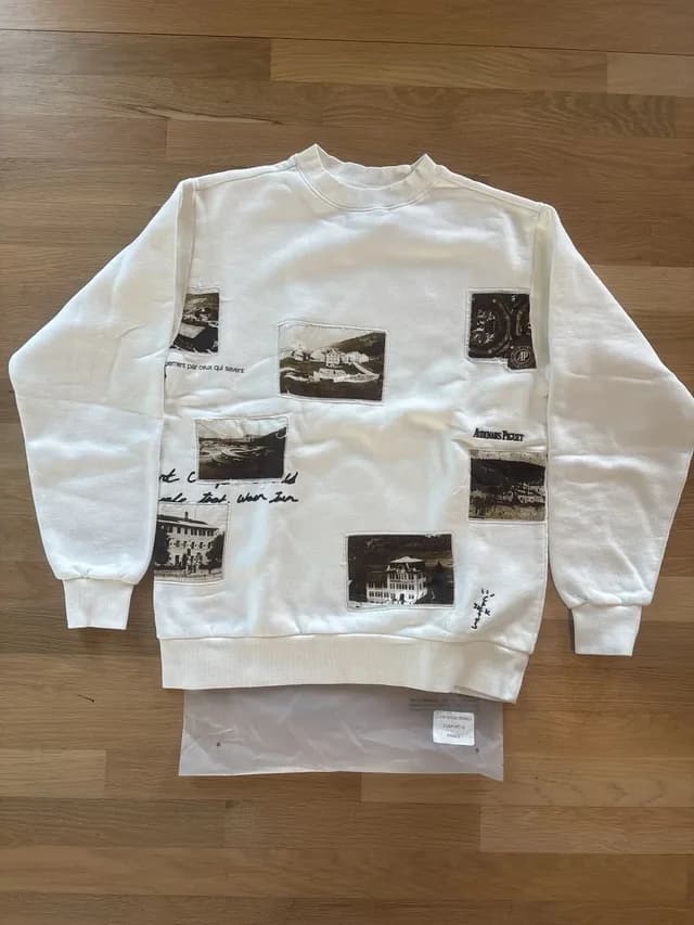 Travis Scott Audemars Piguet Vintage Crewneck in white from Grailed, photo 1 of 1
