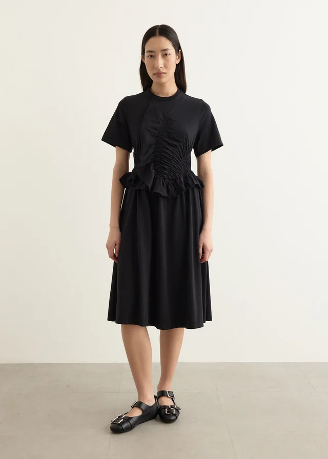 Cecilie Bahnsen Bonnie Dress in BLACK, image 1 of 1 from Incu