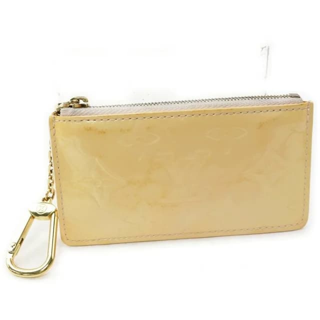 Louis Vuitton Beige Monogram Vernis Pochette Cles Key Pouch Keychain in Beige from Bagriculture, photo 1 of 1