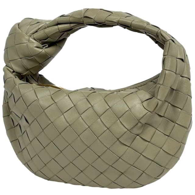 Bottega Veneta Intrecciato Handbag Hobo Leather Light Green in Green Woven leather from The Reluxe, photo 1 of 1