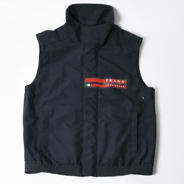 Prada Sports Luna Rossa Challenge Vest Navy Gore-Tex Light Outer in Navy Nylon from The Reluxe, photo 1 of 1