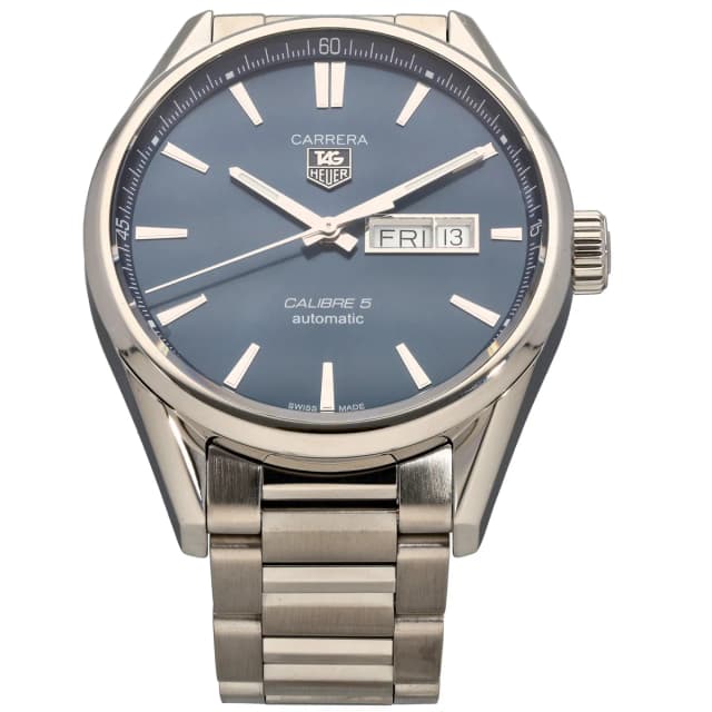 TAG Heuer Carrera WAR201E 41mm Stainless Steel Watch from H&T, photo 1 of 1