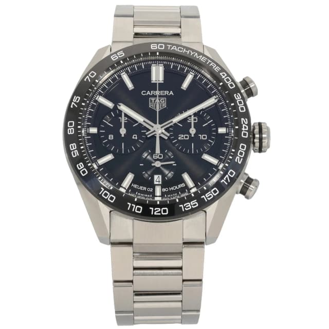 TAG Heuer Carrera CBN2A1B 43mm Stainless Steel Watch from H&T, photo 1 of 1