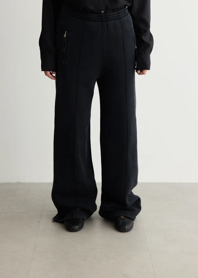 Our Legacy Lounge Pants in Washed Black Star Fleece, image 1 of 1 from Incu