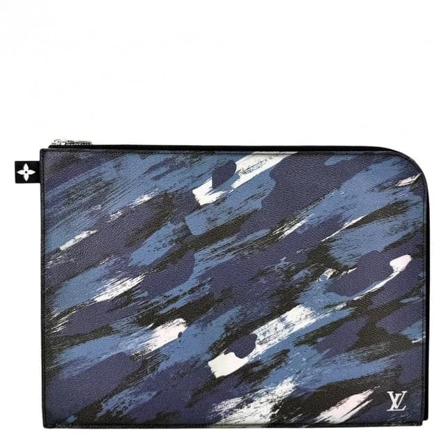 Louis Vuitton Clutch Camouflage Pochette Jour GM Second Document Case Canvas in Canvas from The Reluxe, photo 1 of 1