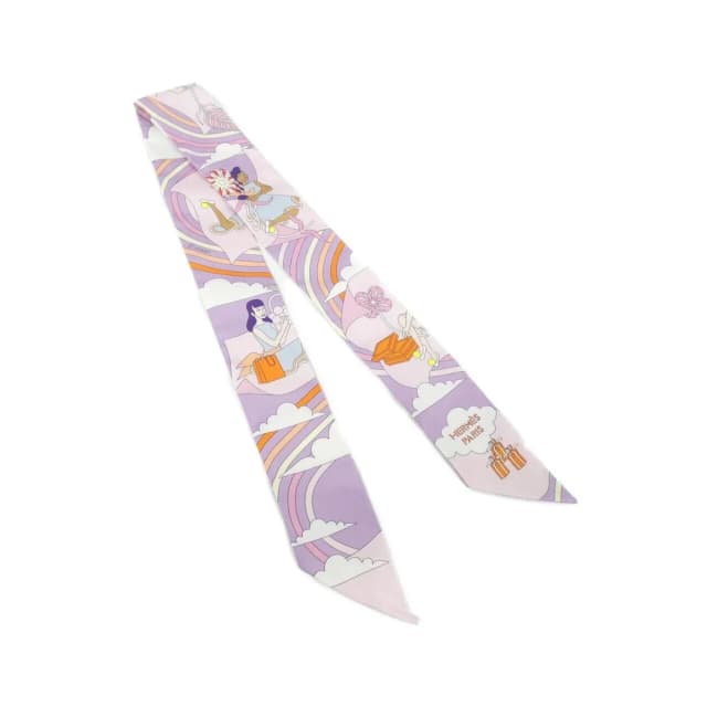 Hermès Carres Volants Twilly Scarf in Silk from The Reluxe, photo 1 of 1