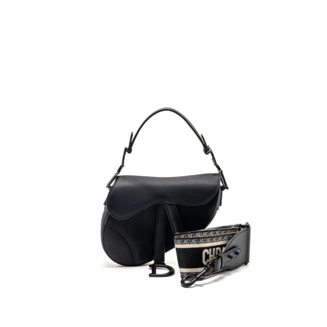 Dior mini saddle bag calfskin so black with an extra strap in Black Calfskin from EMIER, photo 1 of 1