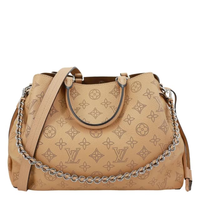 Louis Vuitton Bella Mahina Leather Tote Bag Brown in Brown Leather from Dallas Designer Handbags, photo 1 of 1