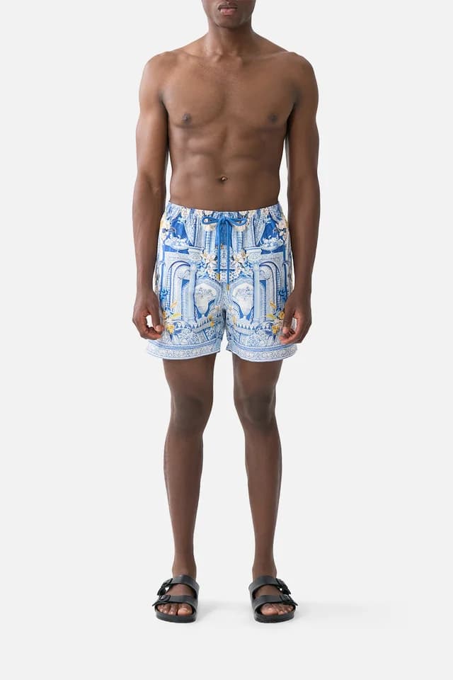 Camilla eBoutique MID LENGTH BOARDSHORT WITH ELASTIC WAIST DE NADA GRANADA, image 1 of 1 from CAMILLA