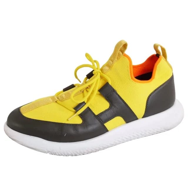 Hermès Sneakers Duel Fabric in Leather from The Reluxe, photo 1 of 1