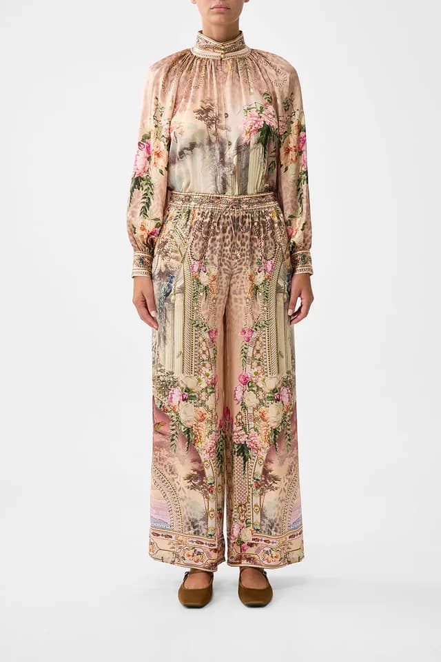 Camilla eBoutique STRAIGHT LEG PANT WATERCOLOUR WONDERLAND, image 1 of 1 from CAMILLA