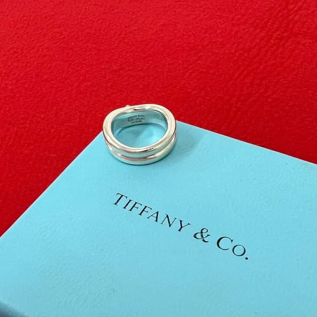 Tiffany & Co. Vintage Double Curved Ring 925 Sterling Silver in Silver from The Reluxe, photo 1 of 1