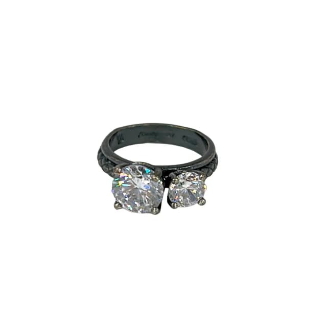 Bottega Veneta Ring Silver Clear in Silver from The Reluxe, photo 1 of 1