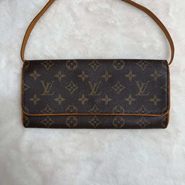 Louis Vuitton Monogram Pochette Twin GM Crossbody Bag in Coated canvas from SparklesnDreams, photo 1 of 1